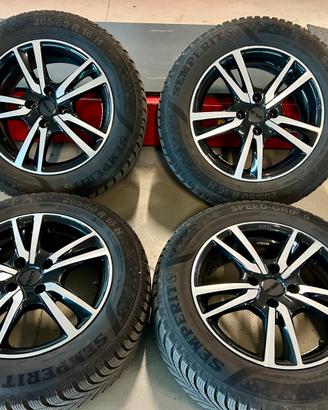 Gomme invernali SEMPERIT + cerchi in lega MAK 16”