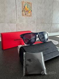 Occhiali da sole Ferragamo blu