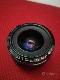 obiettivo Canon 28mm  f:2. 8