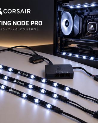 Corsair Lighting Node PRO + 4 Strisce LED RGB