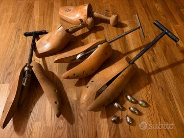 Tendiscarpe in legno vintage set regolabile