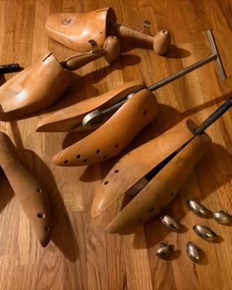 Tendiscarpe in legno vintage set regolabile
