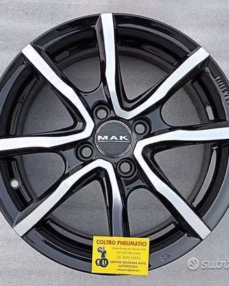 Set Cerchi In Lega NUOVI da 15 Per Fiat Opel Ec