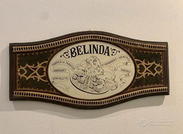 Insegna Pubblicitaria Sigari Belinda Vintage