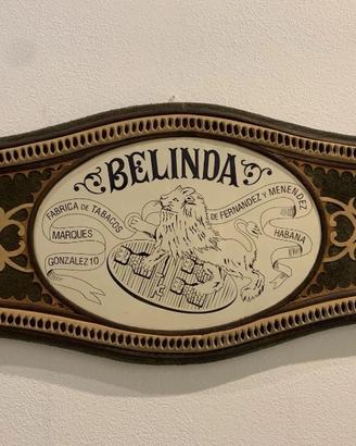 Insegna Pubblicitaria Sigari Belinda Vintage