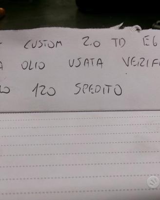Pompa olio transit custom 2.0 td e6 ymf6