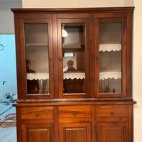 Credenza completa in legno di noce