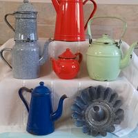 Oggetti smaltati vintage