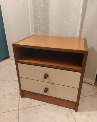 2 comodini legno