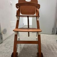 Seggiolone di legno Foppapedretti