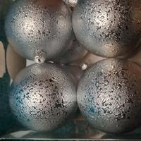 addobbo completo blu e argen per albero di natale 