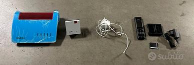 Router Firizbox 7590AX con ripetitore e cordeless