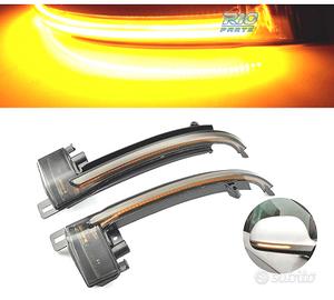 FRECCIE SPECCHIO PER AUDI A3 A4 A5 A6 Q3 LED NERO 