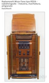 Mobile legno pregiato radica RADIOMARELLI 1928