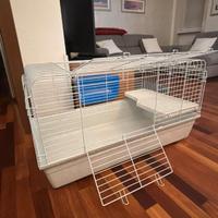 Gabbia Coniglio indoor con Accessori