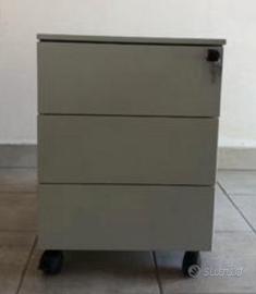 Cassettiera ufficio, 3 cassetti