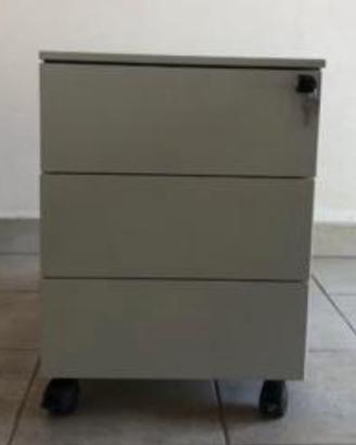 Cassettiera ufficio, 3 cassetti