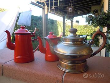 Due Leoni maiolica Bassano bricco vintage