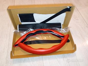 Copri volante per auto con pellicola in carbonio