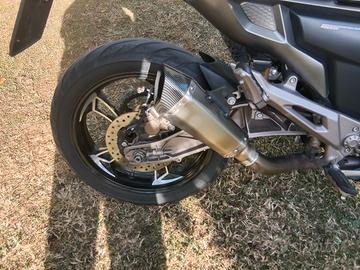 scarico per Zontes g1 125cc sportivo in acciaio on
