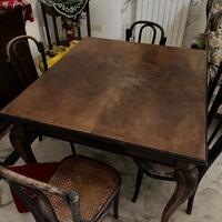 Tavolo in noce massello – primi '900 – 6 posti