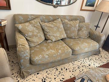 Divano 3/4 posti con Fodera Floreale