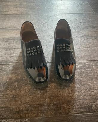 Scarpe con tacco basso, n 38