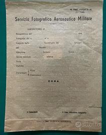 Busta storico militare aeronautica anni 40