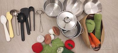 Gioco Ikea cucina Pentole coperchio cestino