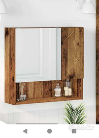 armadietto bagno con specchio
