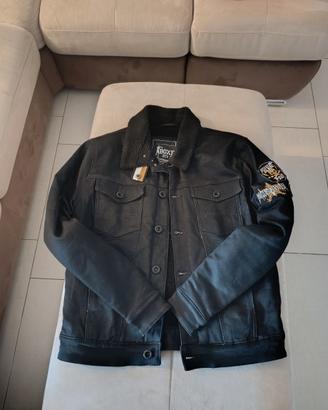 Giacca jeans imbottita