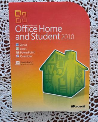 Microsoft Office Home and Studio 2010 cofanetto