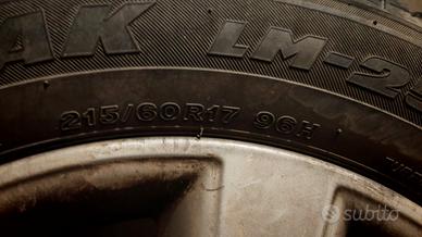 Cerchi ORIGINALI Nissan + 4 Gomme Invernali Bridge