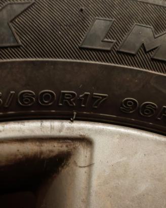 Cerchi ORIGINALI Nissan + 4 Gomme Invernali Bridge