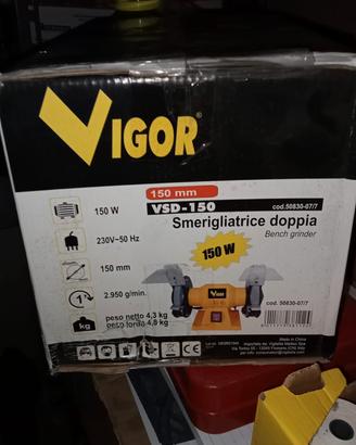 Smerigliatrice doppia Vigor 