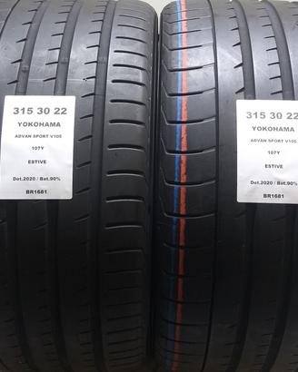 2 GOMME 315 30 22 YOKOHAMA BR1681