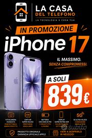IPHONE 17 256GB nuovi