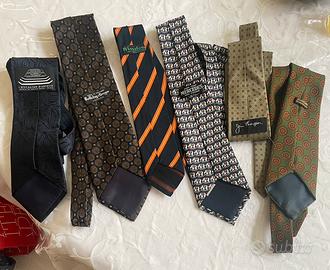 Stock 6 cravatte non italiane usate di qualita’