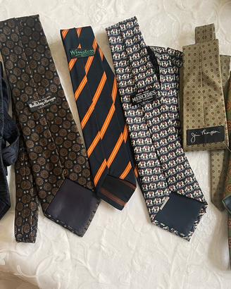 Stock 6 cravatte non italiane usate di qualita’