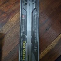 Picchetti in acciaio inox lunghi 28cm