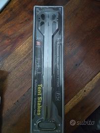 Picchetti in acciaio inox lunghi 28cm