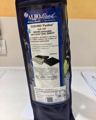 Cuscino antidecubito con 3 lastre "dual density"