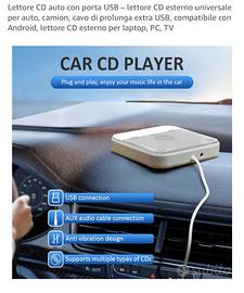 Lettore CD Auto USB Esterno