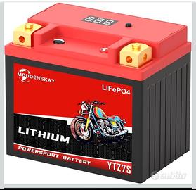 Batteria al litio per moto 12v, 51.2WH 4AH