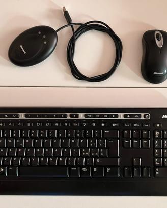 Mouse tastiera Microsoft Trust GXT