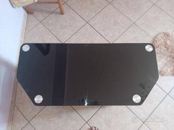 Porta tv in vetro lucido