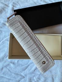 Porta penna Montblanc , pelle quartz rosa