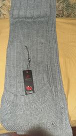 Sciarpa maglia keyup grigia