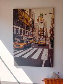 Quadro con rappresentazione di new york