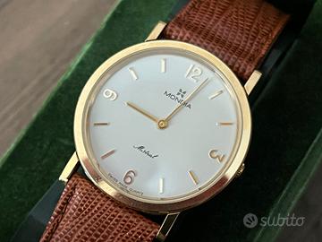 Orologio Vintage MONDIA Mistral Quarzo Placcato Or